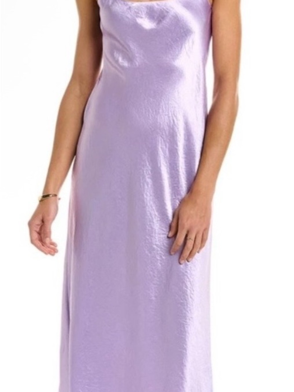 Vince Lilac Satin Slip Dress